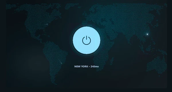 Étape 3 : Écran de connexion de Wahoo VPN avec bouton de connexion