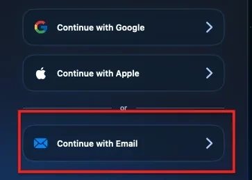 第二步：Wahoo VPN 注册选项屏幕
